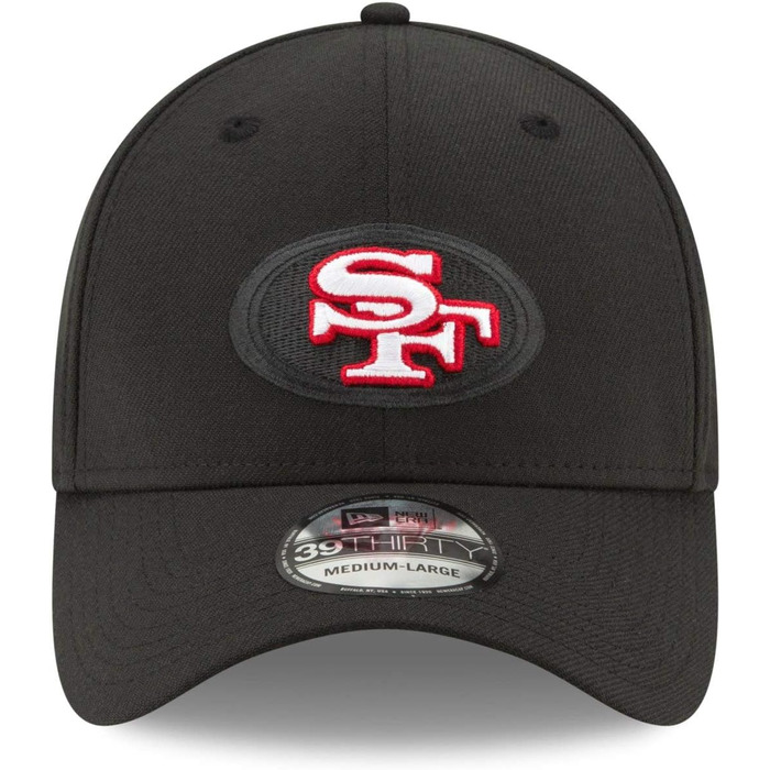 Кепка New Era 39Thirty Stretch-Fit NFL San Francisco 49ers чорна (S-M)