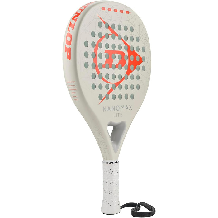Ракетка для падел Dunlop Nanomax Hybrid – Графітовий каркас, Середній баланс, Легка