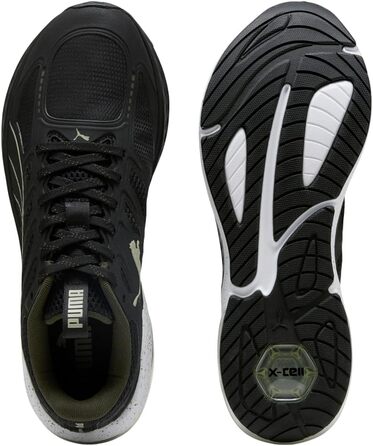 Кросівки PUMA X-Cell Lightspeed для чоловіків, 43 EU, чорний, оливковий, армійський, Puma