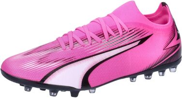 Футбольні бутси PUMA Ultra Match Mg для чоловіків (46.5 EU, рожевий, білий, чорний)