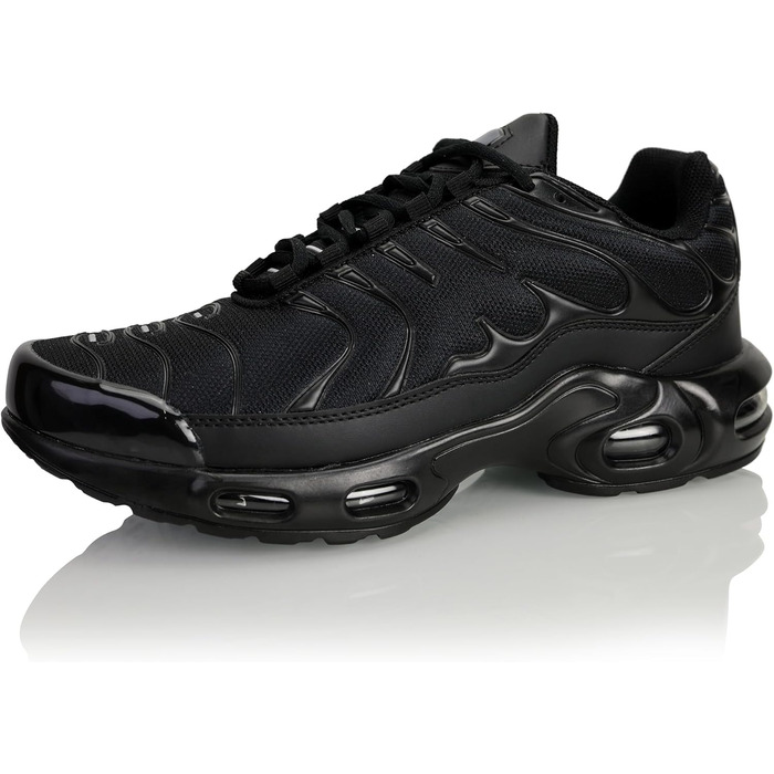 Чоловічі та жіночі кросівки для бігу та спорту, чорні, розмір 38 EU