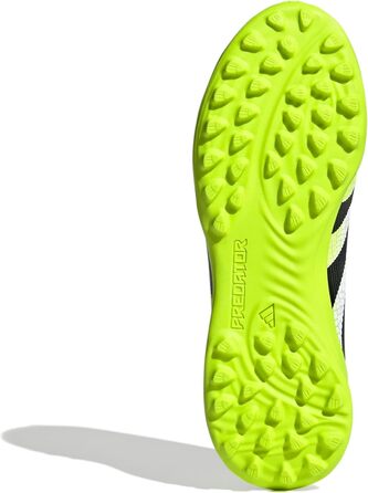 Дитячі футбольні бутси adidas Predator League без шнурівків для газону, розмір 35.5 EU, кольори: білий, чорний, лимонний