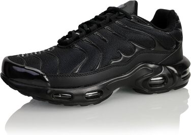Чоловічі та жіночі кросівки для бігу та спорту, чорні, розмір 38 EU