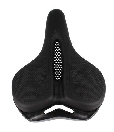 Гелеве велосипедне сідло H-ROCKS MONOLITH — комфортне, чорне, для MTB
