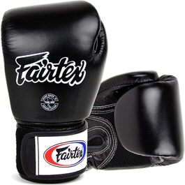 Боксерські рукавички Fairtex BGV-1 AIR 14 унцій, чорні, для боксу, ММА, Муай Тай