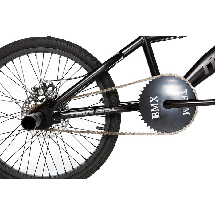 BMX велосипед Moma Bikes FREESTYLE 20 дюймів, дискові гальма, 360º обертання керма, для трюків та змагань