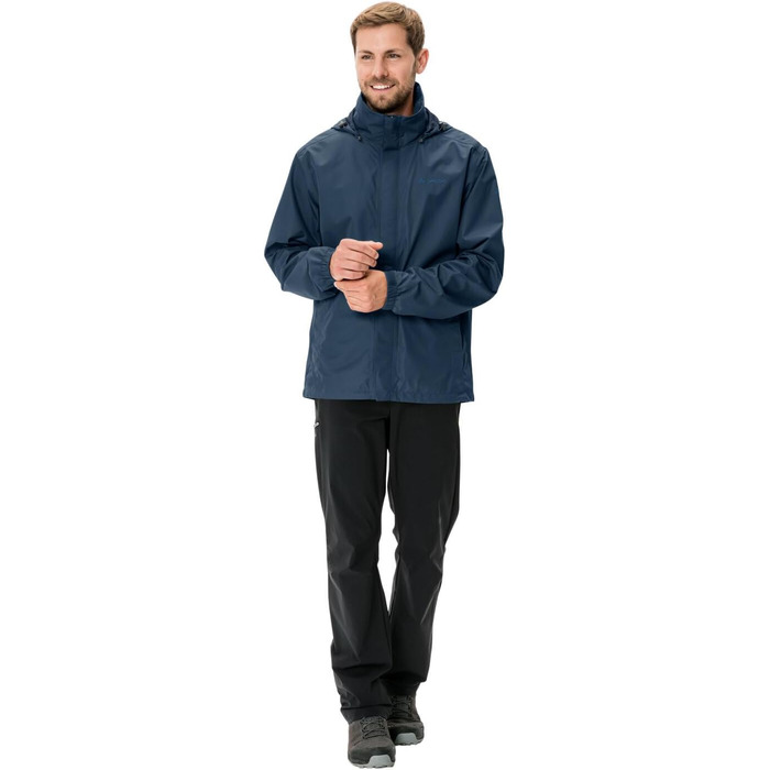 Чоловіча легка вітро- та водонепроникна куртка VAUDE Escape Light Jacket, дихаюча, колір Dark Sea Uni, розмір L