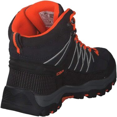 Дитячі трекінгові черевики CMP Rigel Mid Antracite-Flash Orange, розмір 40