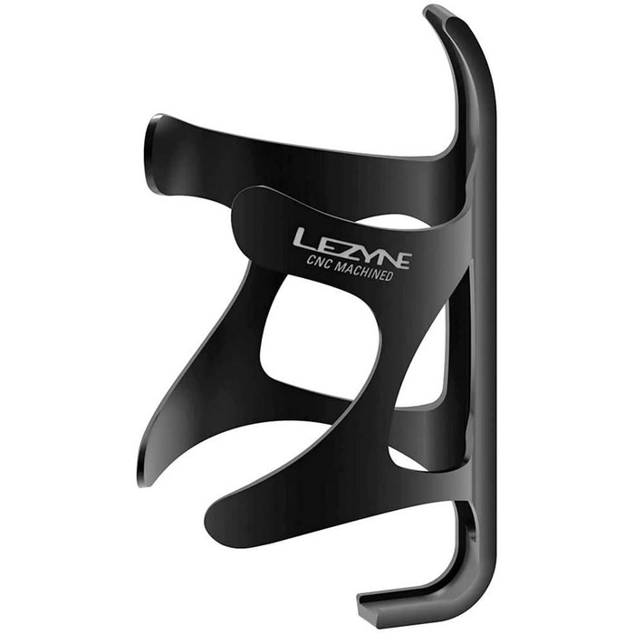 Тримач для пляшки Lezyne CNC Cage AL, алюмінієвий, чорний, 2022, фляготримач для велосипеда