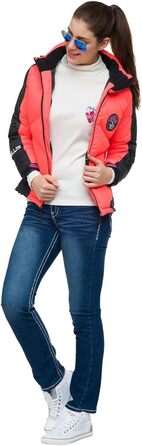 Жіноча куртка для сноубордингу Nebulus Skijacke SKIBRÖK, колір кораловий (L)