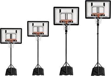 Баскетбольний кошик SKLZ Pro Mini, чорний/жовтий, до 2,13 м