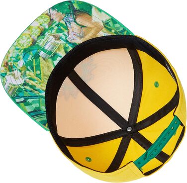 Кепка-снэпбек Cadency unisex з прямим козирком, регульована бейсболка Rio, жовта