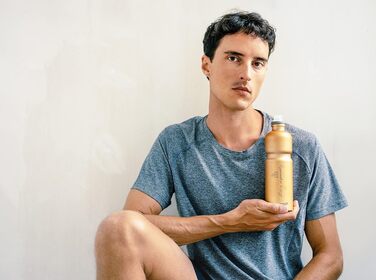 Пляшка для води SIGG 0,75 л, алюмінієва, спортивна, Move MyPlanet, сертифікована KlimaPartner, надлегка, без BPA, мідна, вироблено у Швейцарії
