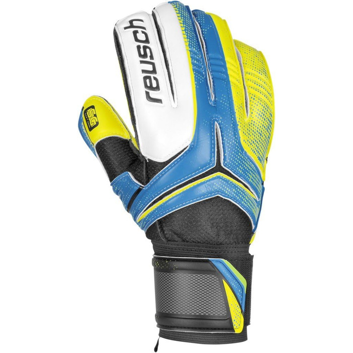 Воротарські рукавички Reusch Receptor SG Extra для дорослих, розмір 10, синьо-жовті