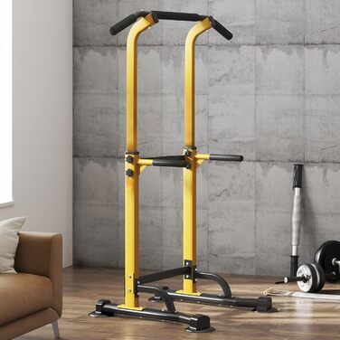 Силова вежа sogesfurniture Power Tower, багатофункціональний тренажер для фітнесу з турніком та брусами