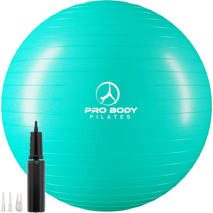 Фітбол ProBody Pilates Ball для фітнесу, йоги, фізичної терапії та вагітності (85 см)