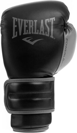 Боксерські рукавички Everlast Powerlock 2 для тренувань, унісекс, чорні, 16oz