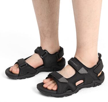 Чоловічі спортивні сандалі DREAM PAIRS Sdsa228m, 46 EU, чорні