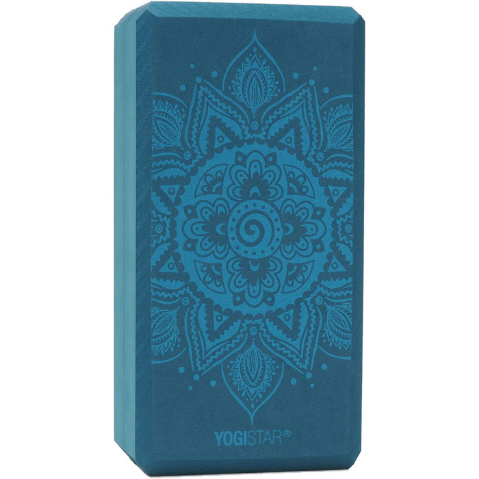 Блок для йоги Yogistar Yogiblock Basic Art Collection Спіральна мандала бірюзовий