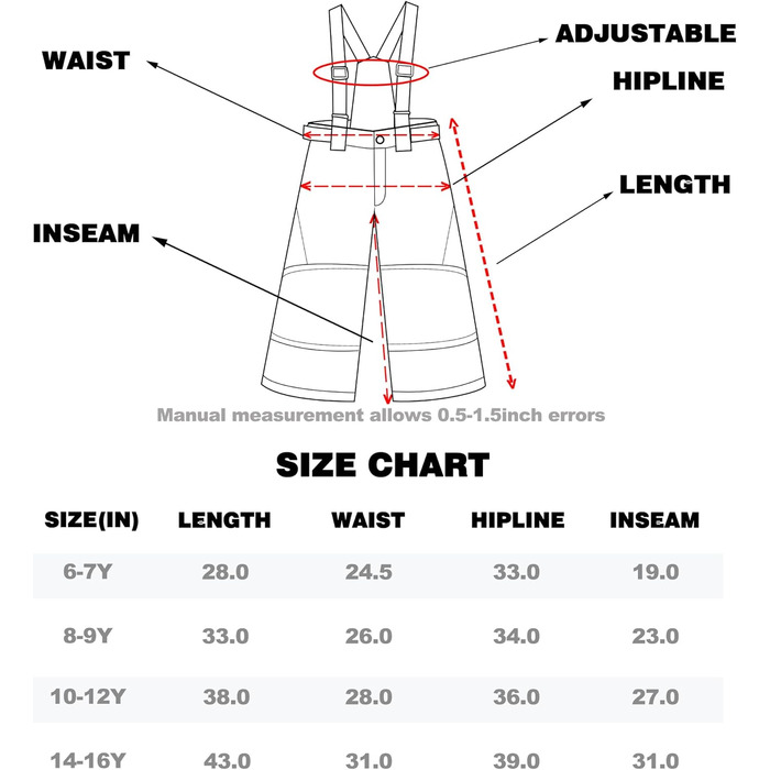 SNOWER Дитячий зимовий комбінезон для хлопчика з капюшоном, гірськолижний костюм, теплий, кольоровий зелений (10-12 років, індиго)