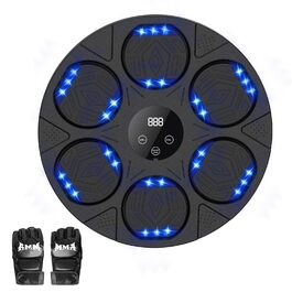 Музичний боксерський тренажер з LED підсвіткою та Bluetooth для дому, дітей та дорослих - настінний бокс-автомат
