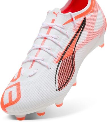 Футбольні бутси PUMA Ultra 5 Pro FG/AG (40.5 EU, білий/чорний/червоний)