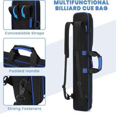 Чохол для більярдних київ BOSSTIN, 5x5, м'який, 2 синій: 3 X 4