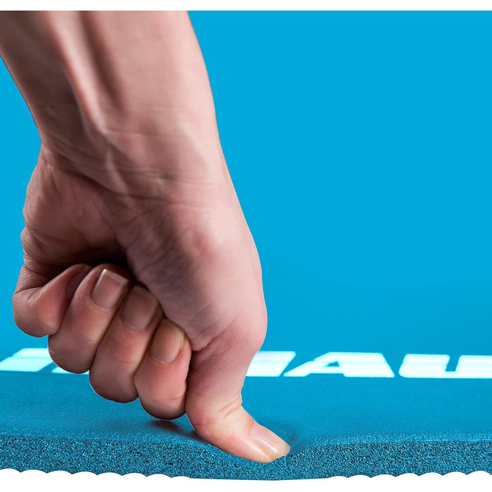 Мат для тренувань Muawo Premium: фітнес, йога, гімнастика | антиковзаюча, товста, довга | 190 x 100 x 1,5 см