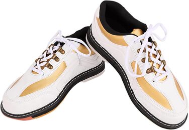 Взуття для боулінгу SDEQA для чоловіків та жінок, дихаюче, легке, біле, 41 EU