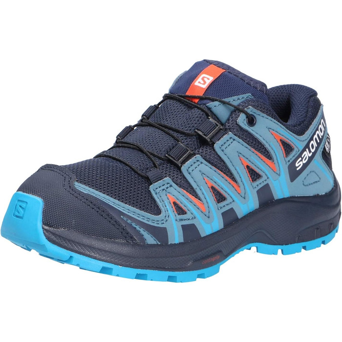 Дитячі кросівки Salomon XA Pro 3D Climasalomon Waterproof для трейлраннінгу, 34 EU, Navy Blazer/Mallard Blue/Hawaiian Surf