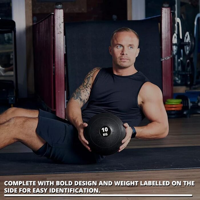 М'яч для кидання Maxstrength Slam Ball (медичний м'яч) для CrossFit, MMA, фітнесу, важкої атлетики, без пір, 8 кг, 10 кг, 12 кг