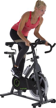 Велотренажер Tunturi Cardio Fit S30 для дому, спінбайк, чорний