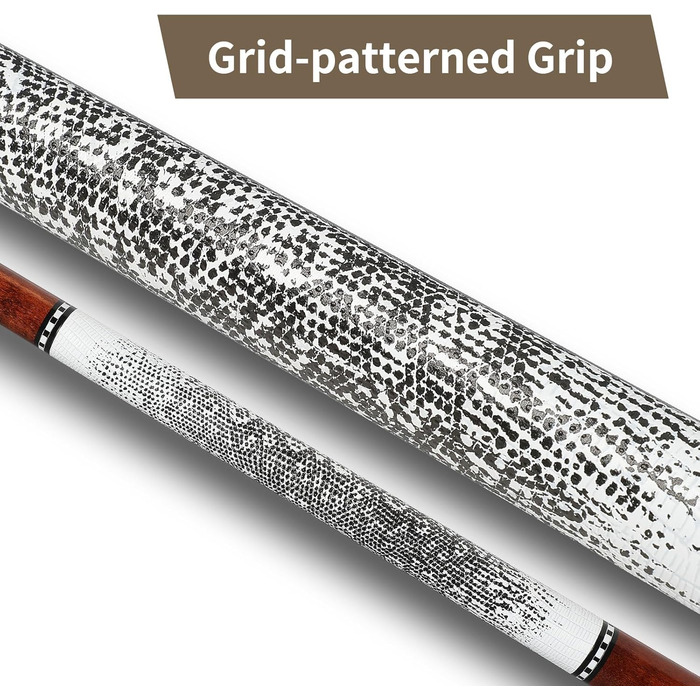 Більярдний кий GARSEN, 147.3 см, комплект з 4 шт, акорн-коричневий