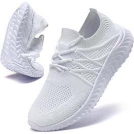 Жіночі кросівки для спорту: зручні, легкі, для занять у залі, бігу та тенісу. Білі, 37 EU