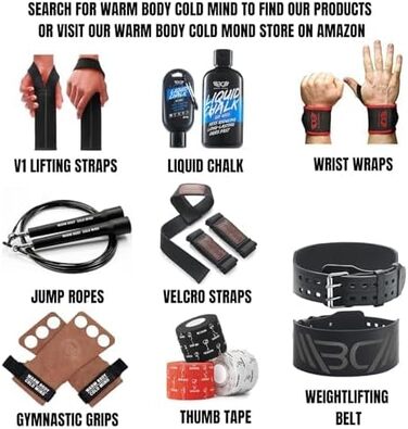 Ляскові ремені для підйому тягарів Warm Body Cold Mind 3mm/6mm Neoprene - для силових тренувань, бодібілдингу, кросфіту, важкої атлетики (24 рулони)