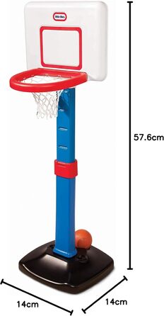 Дитячий баскетбольний набір Little Tikes TotSports з регульованою висотою (18 міс - 5 років)