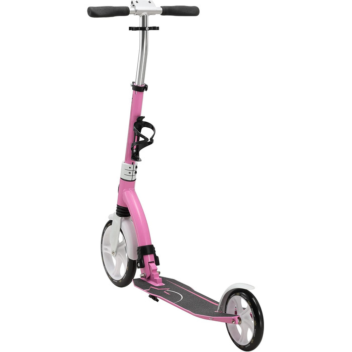 Самокат дитячий та дорослий STAR SCOOTER алюмінієвий, рожевий, колеса 230мм