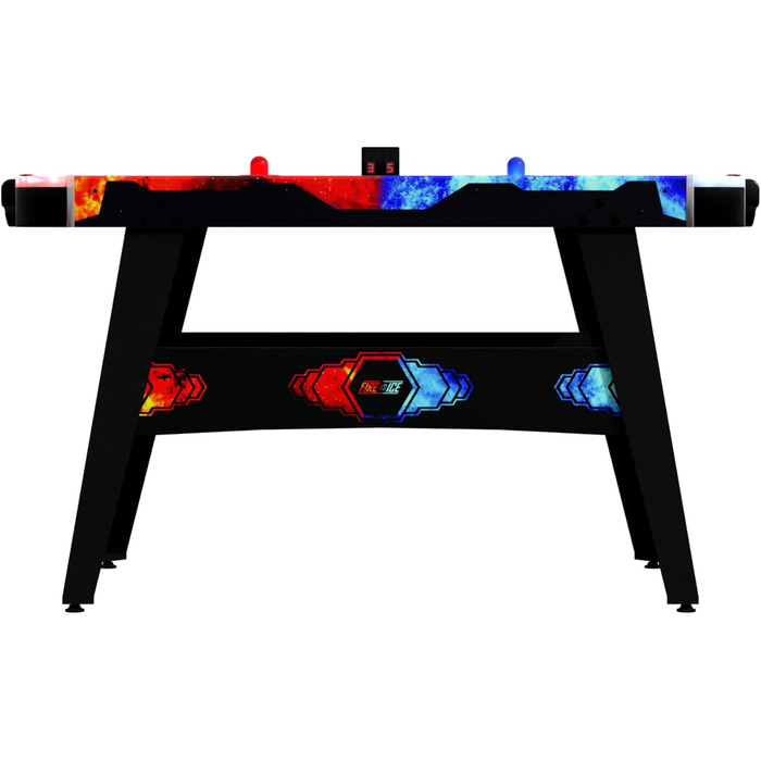 Airhockey Carromco Fire & Ice: Ігровий стіл з LED-підсвічуванням та електронним підрахунком очок
