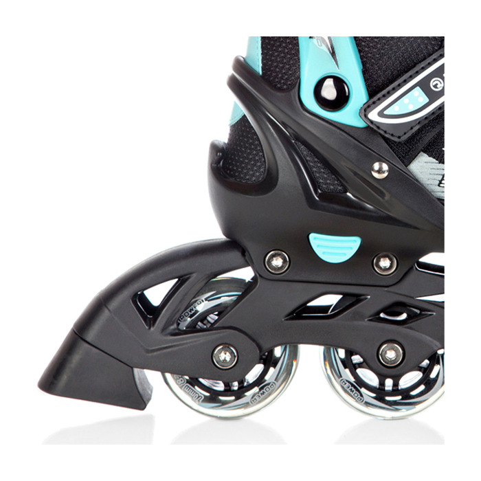 Регульовані ролики RAVEN Profession Black/Mint, розмір 38-42