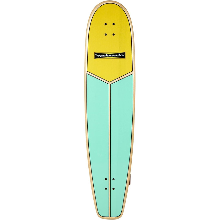 Лонгборд Hamboards Huntington Hop 'Key Lime', ручна робота, для лендсерфінгу і круїзингу, ламінована береза та клен