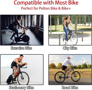 Велике велосипедне сідло сумісне з Peloton Bike/Bike+, широке комфортне сідло для чоловіків і жінок, м'яка подушка на велосипед, заміна сідла для шосейного, спін-байка, круїзера