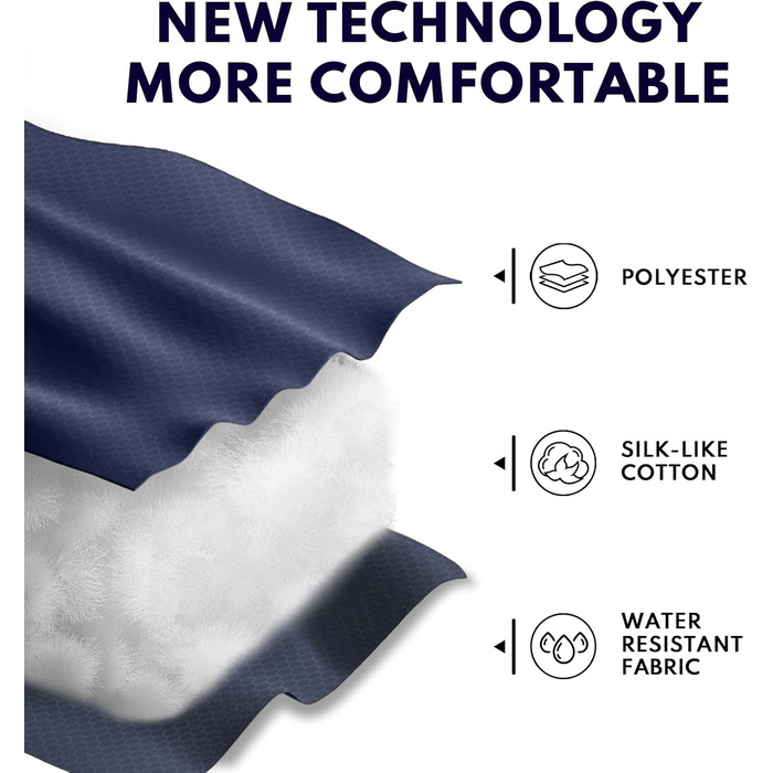 Спальний мішок XXL для дорослих, тепла погода, для кемпінгу, зимових походів, полювання та подорожей (3,2 кг, блакитний)