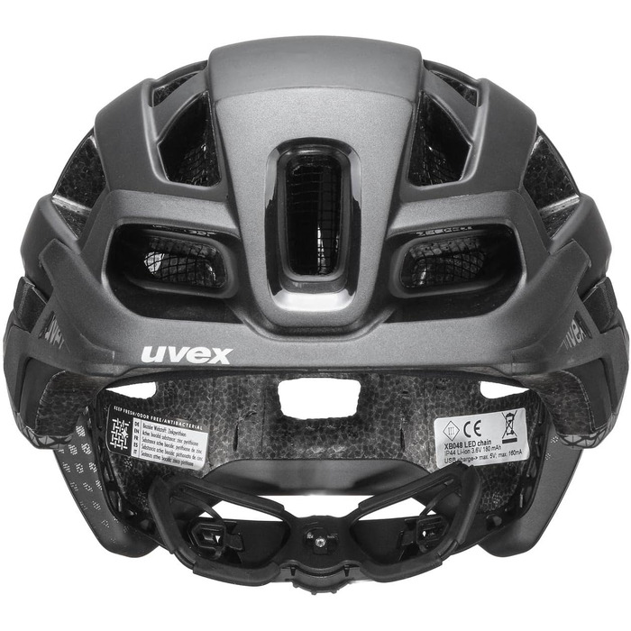 Велосипедний шолом Uvex Finale Light 2.0 MTB, матовий чорний/сірий, 2024, 56-61 см