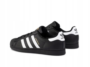 Кросівки adidas EG4959 чорні, розмір 40, екошкіра, з трьома смужками