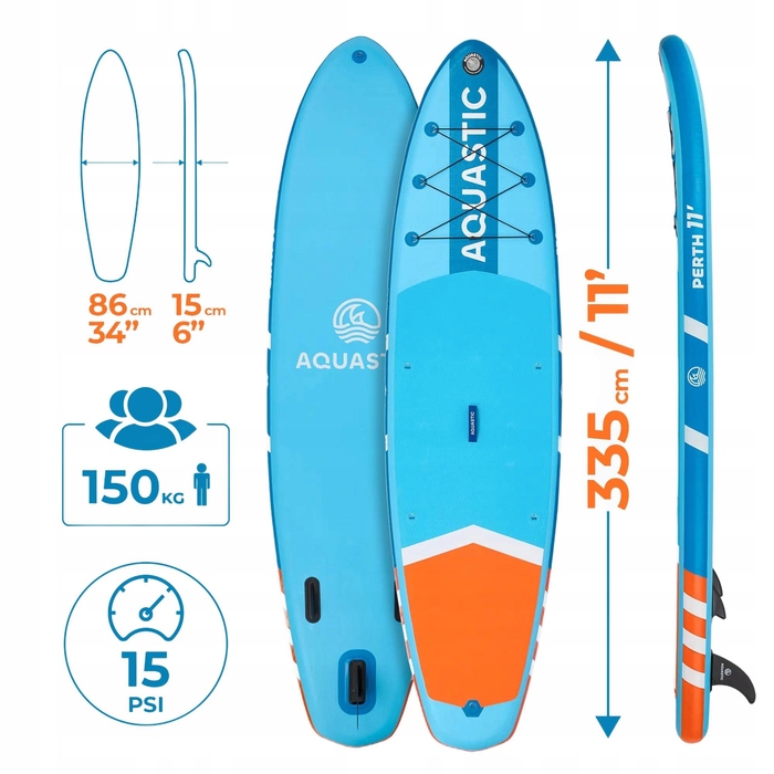 SUP-дошка Aquastic Perth 11' Allround, 335,5 см