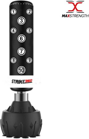 Вільностоячий боксерський мішок Target Heavy Duty для спарингу, ММА, фітнесу та кікбоксингу, з підставкою на присосках (1,2 м, 1,5 м, 1,8 м)