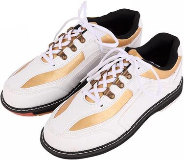 Взуття для боулінгу SDEQA для чоловіків та жінок, дихаюче, легке, біле, 41 EU