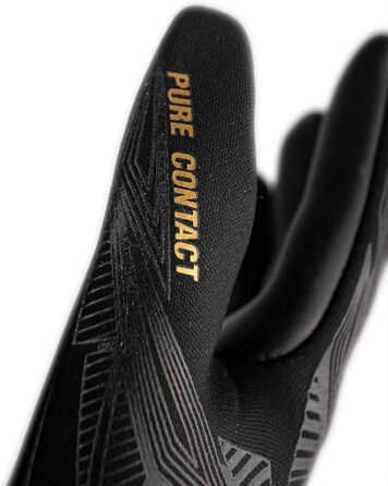 Воротарські рукавички Reusch Pure Contact Infinity Junior чорно-золоті, розмір Junior