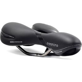 Велосипедне сідло Selle Royal Respiro Soft Athletic чорне 25,6 x 22,7 см