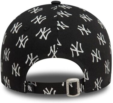 Кепка New Era MLB з логотипом команди для жінок, регульована, вигнутий козирок, бейсболка NY LA, універсальний розмір (New York Yankees #36501, універсальний розмір)